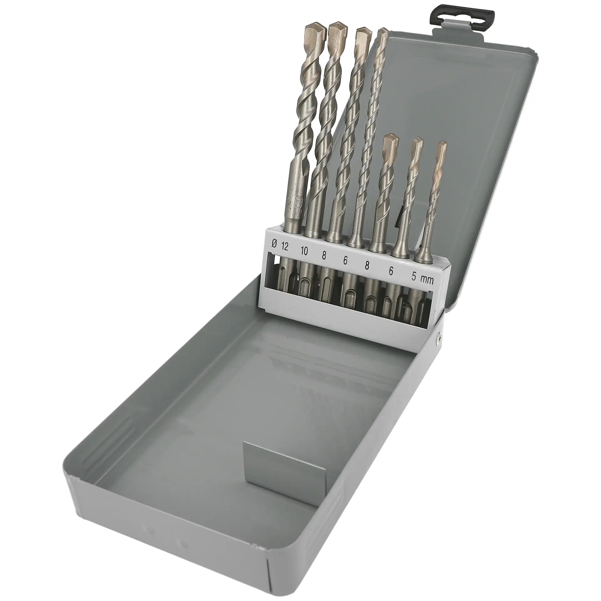 HELLER Hammerbohrer Prefix SDS-Plus 7-tlg. in Stahlblechkasette