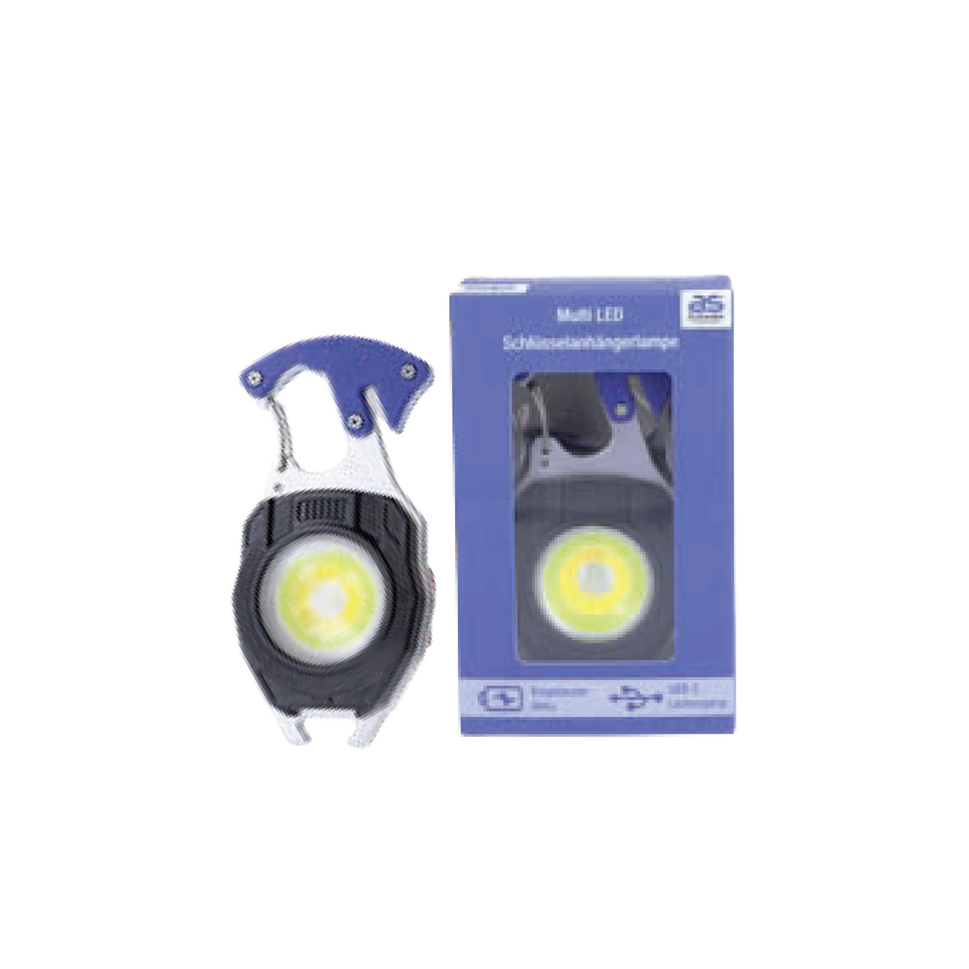 AS SCHWABE Akku-LED-Lampe mit Multi-Tool 6000/3000 K