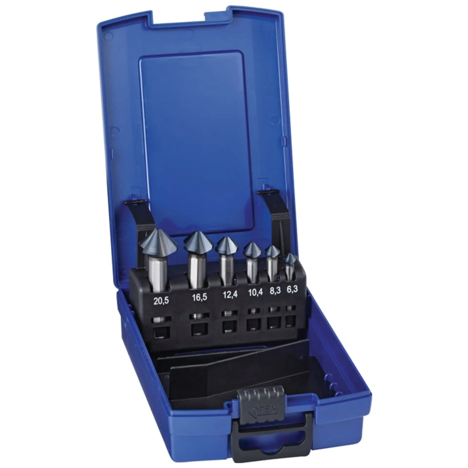 TECWERK Kegelsenker-Satz HSS Nano DIN 335C 90° 6-tlg.