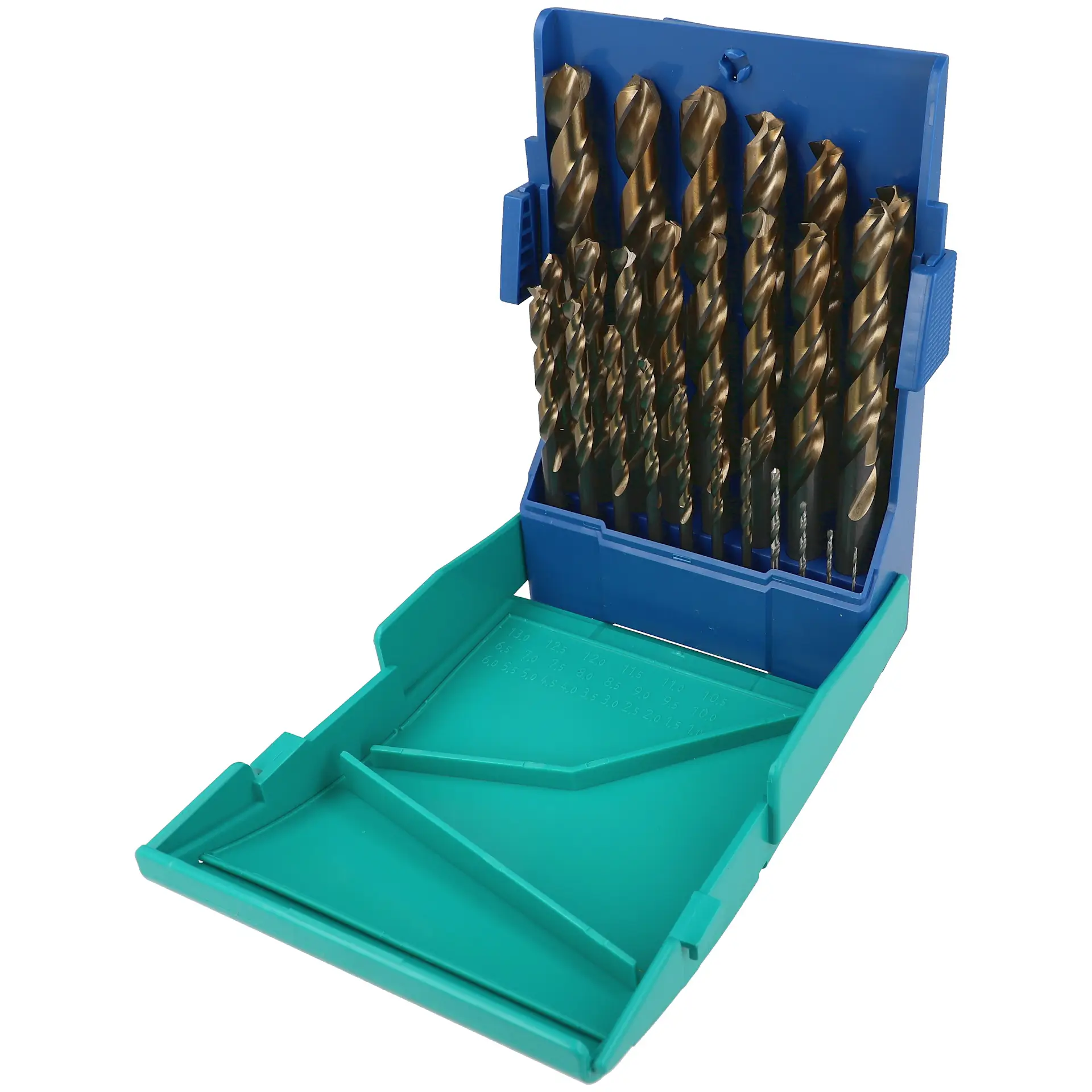 HELLER Metallbohrer HSS-G Turbo DIN 338 RN Satz 25-tlg.