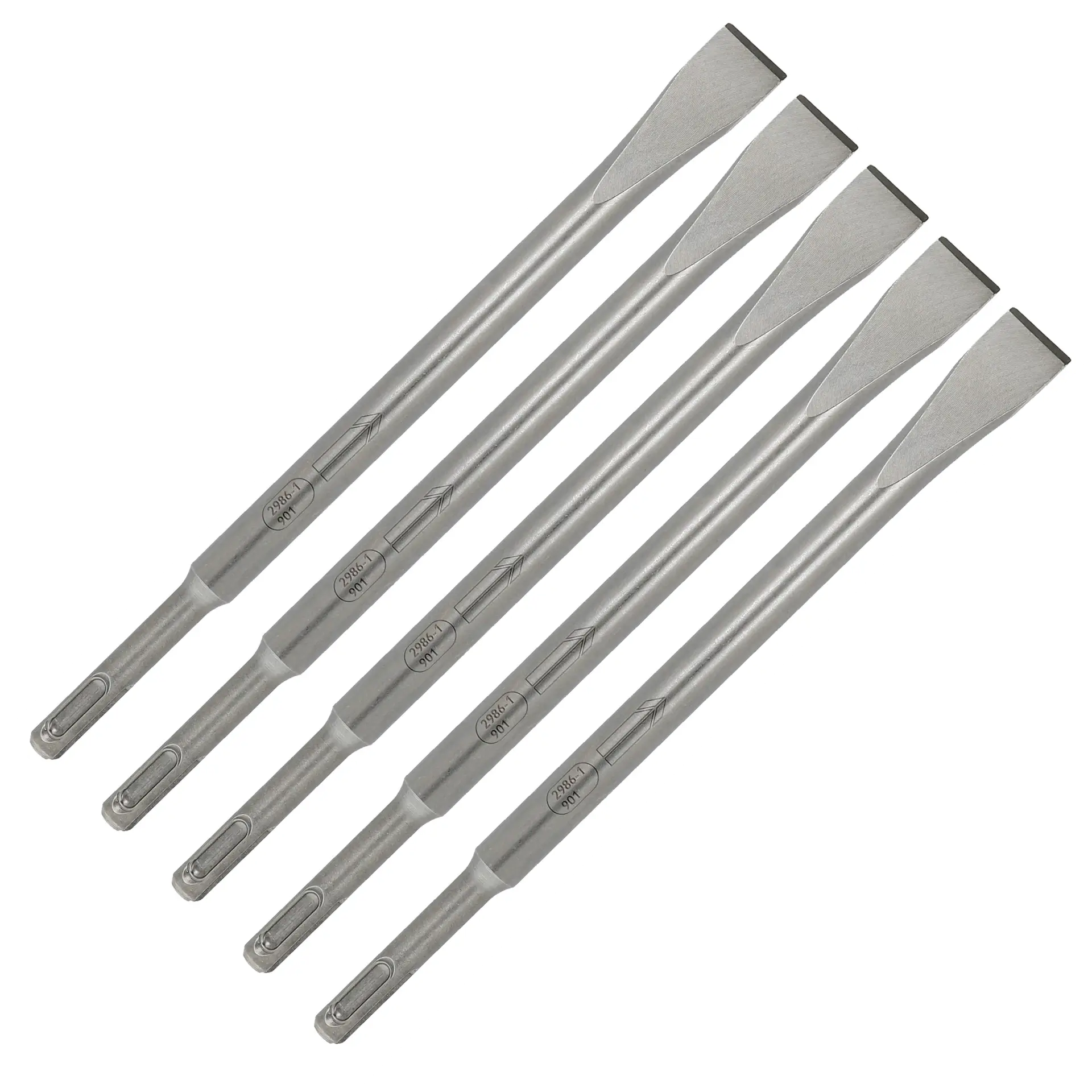 HELLER Flachmeißel SDS-Plus (5 Stück)