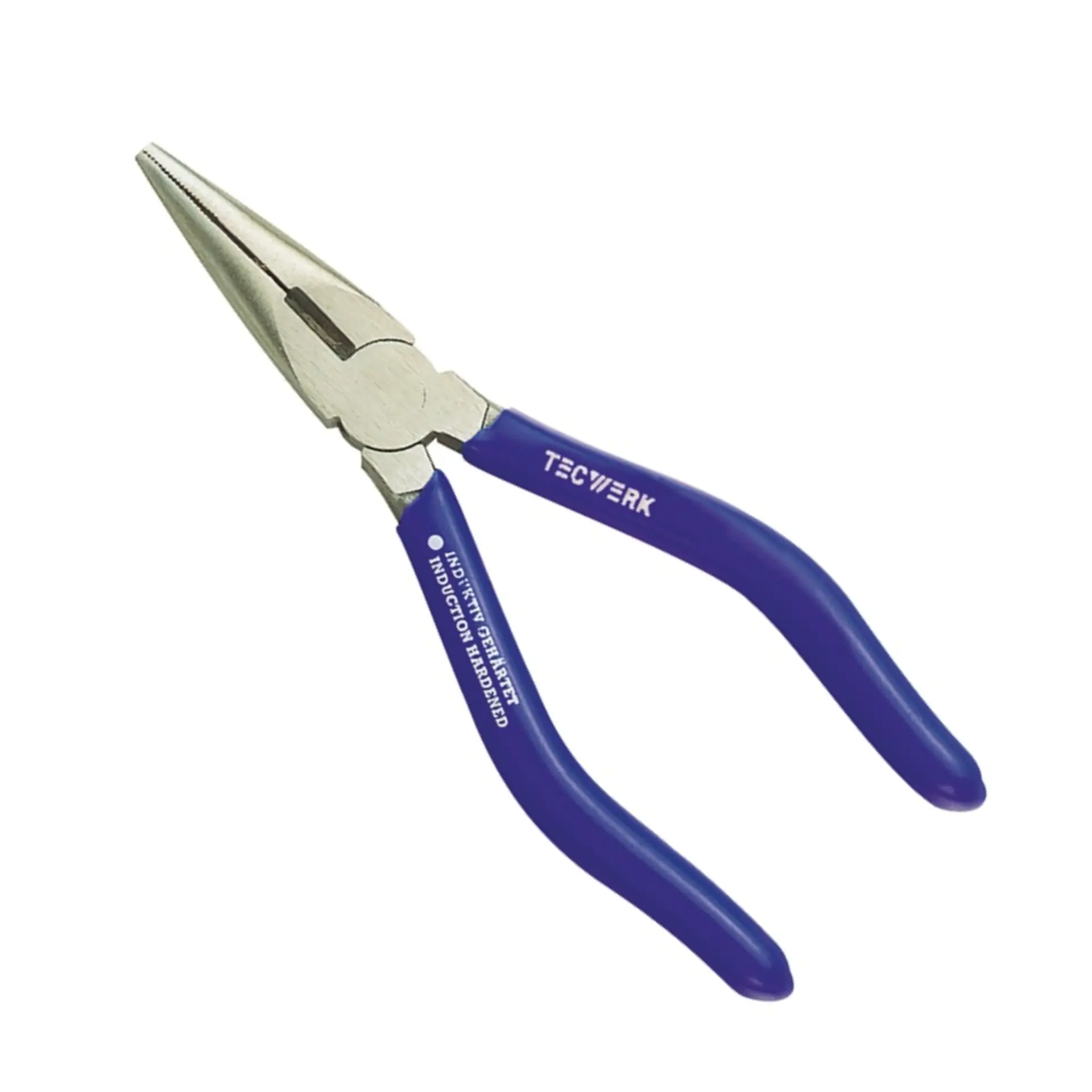 TECWERK Flachrundzange flach-rund gerade poliert Kunststoffüberzug