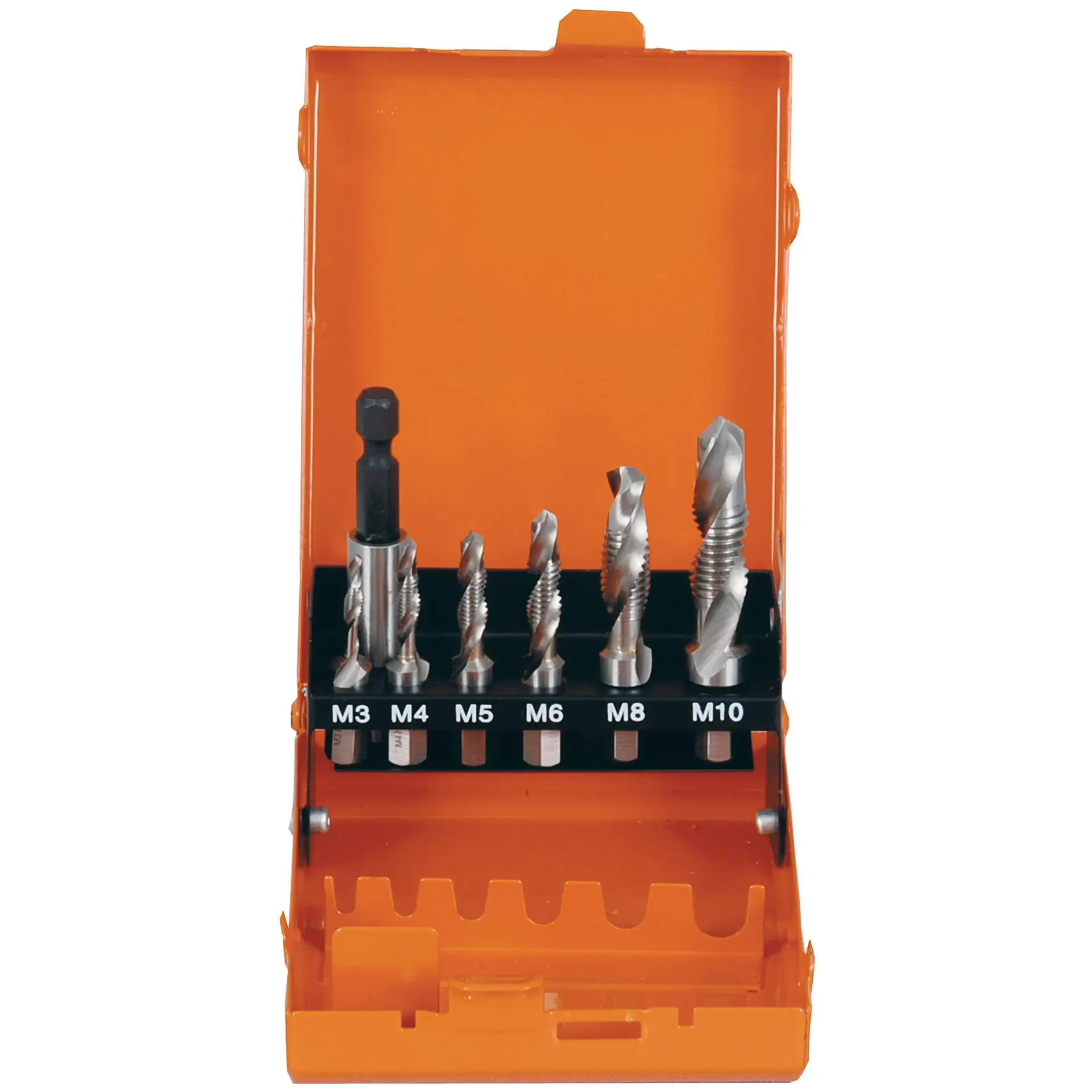 PROJAHN Kombi Gewindebohrer Bit Satz HSS-G 7-tlg.