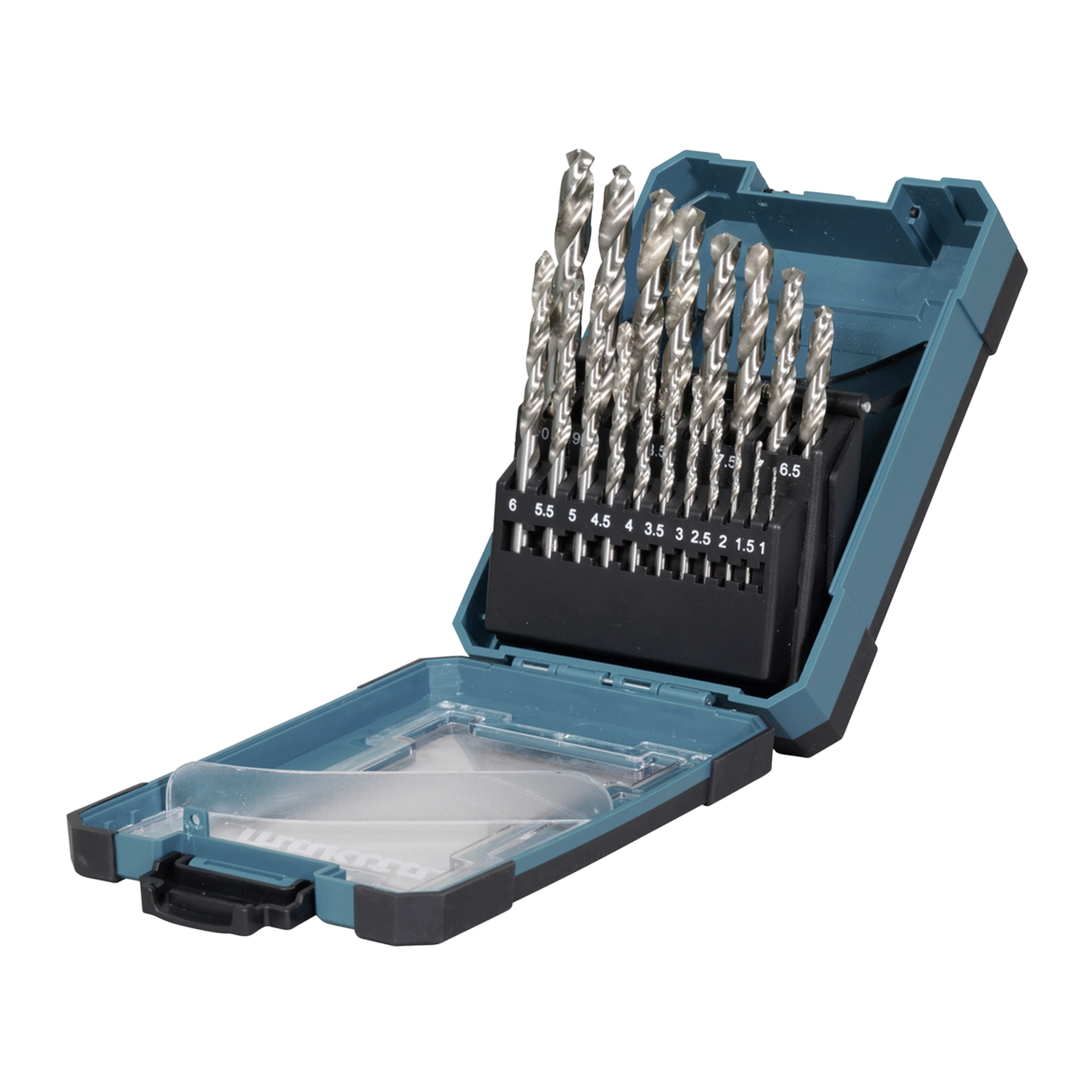 MAKITA Metallbohrer-Set HSS-GS Rundschaft mit optimierter Spiralnut 19-tlg.