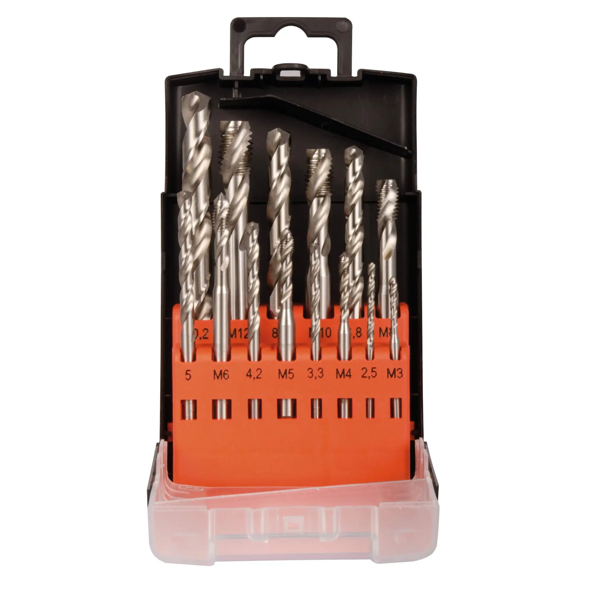 PROJAHN Maschinen Gewindebohrer Satz HSS-G Form C 35° DIN 371/376 14-tlg.