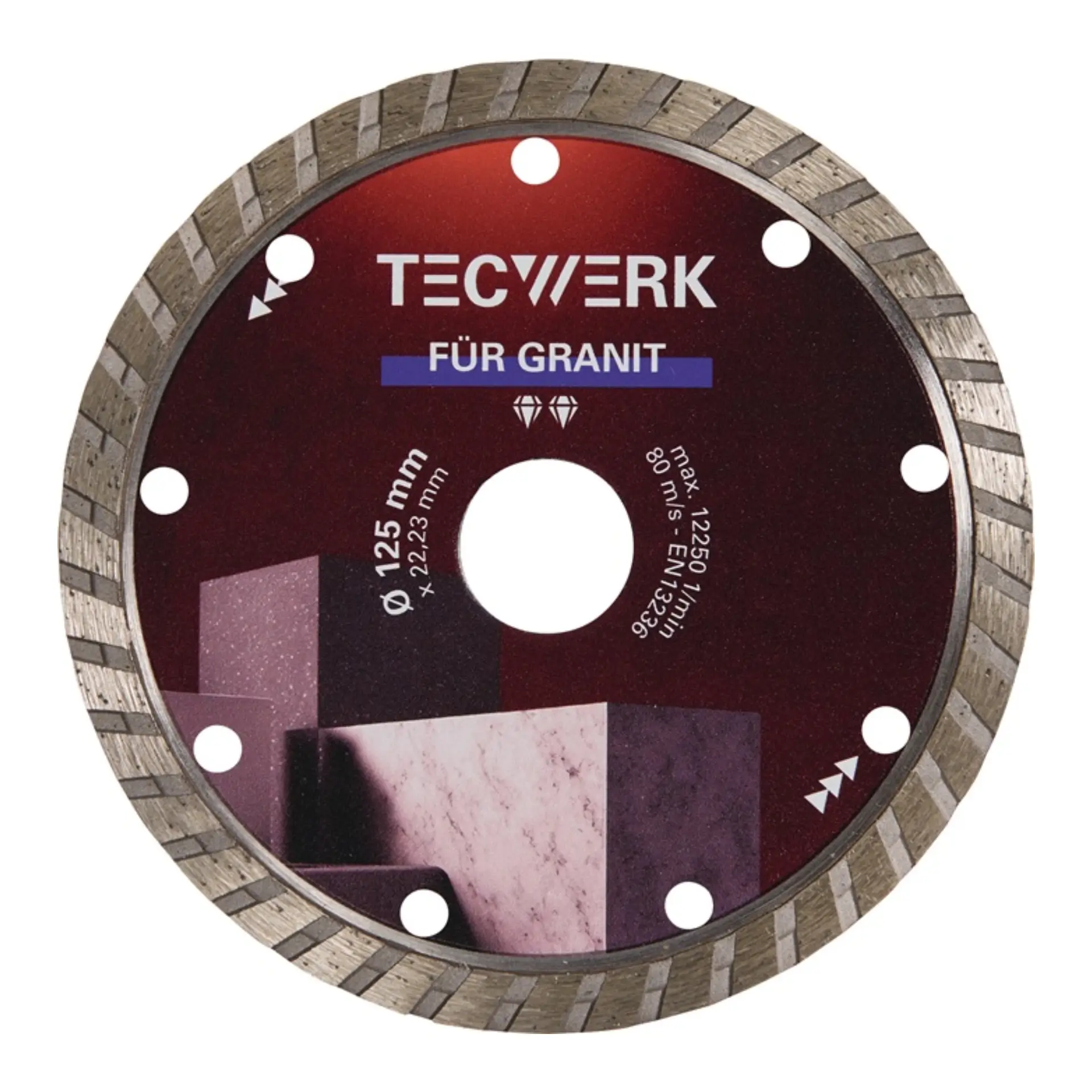 TECWERK Diamanttrennscheibe GRANIT Winkels
