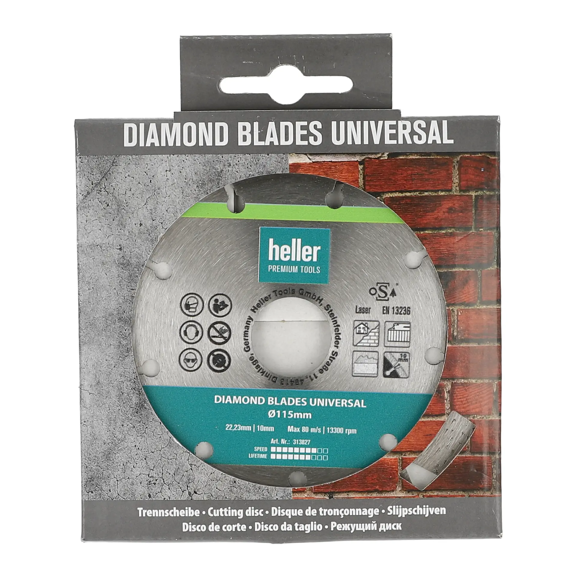 HELLER Diamanttrennscheibe Universal Pro